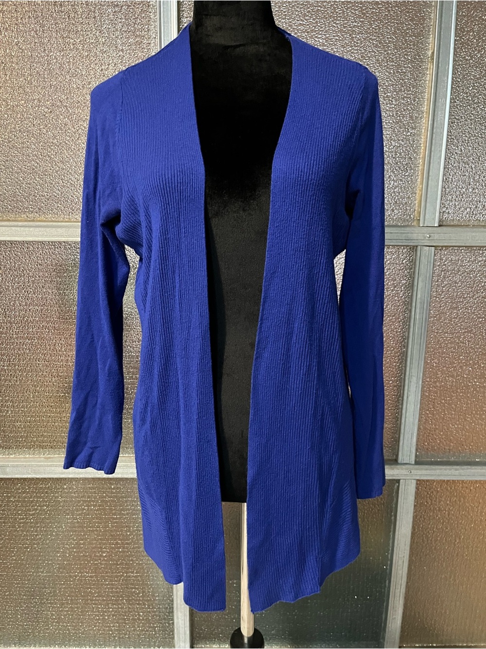 Chico's Cobalt Open-Front Cardigan Size 0 (Standard 8-10)